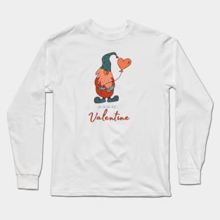 Gnome with ballon Long Sleeve T-Shirt